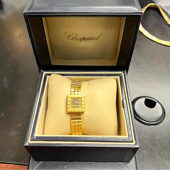 CHOPARD Ice Cube Gold-tone Dial Ladies Watch - Picture 3 of 11